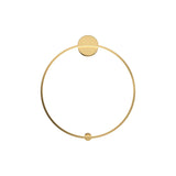 Brass Halo LED Wall Light - Modern Elegance by Maytoni