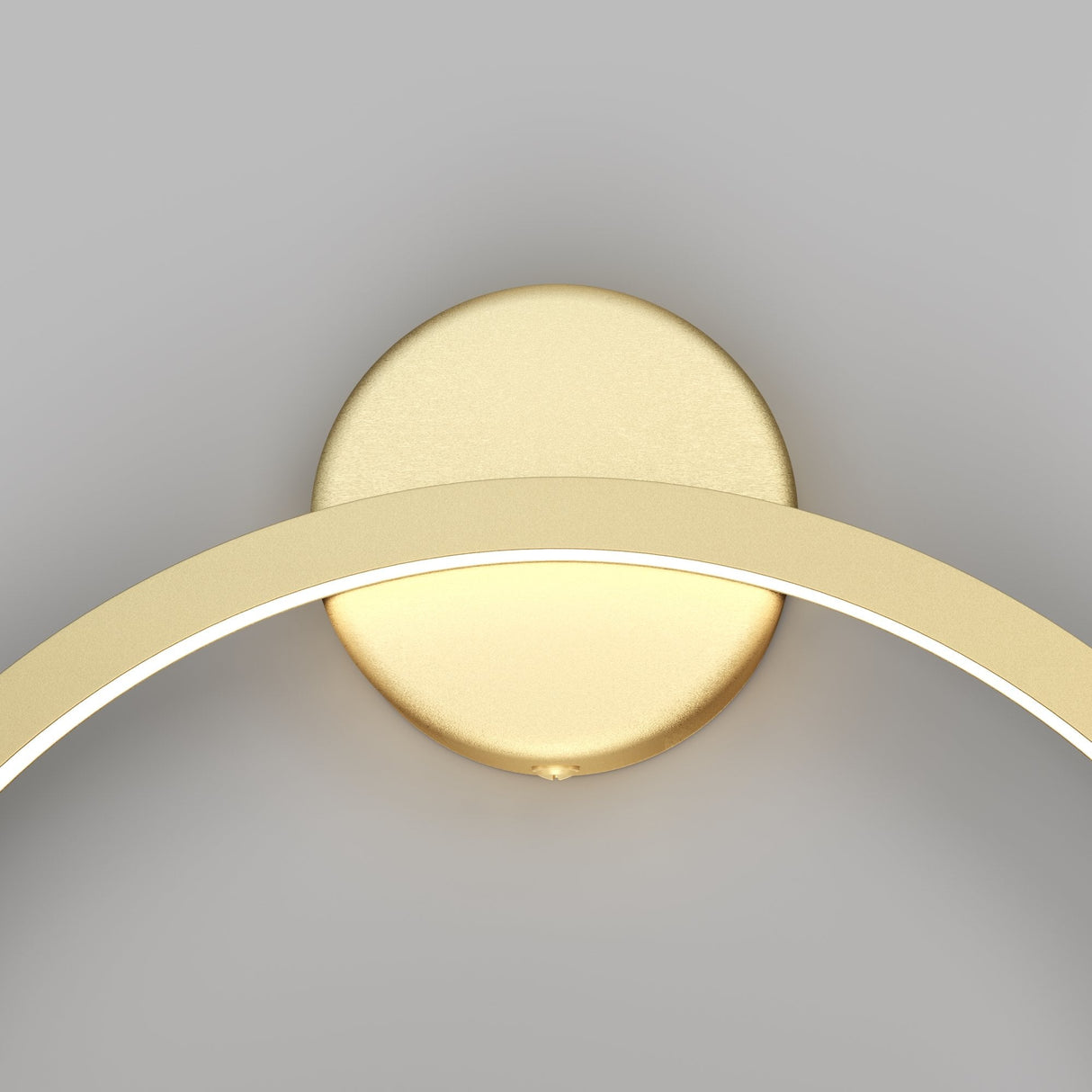 Elegant Brass Halo Wall Light - Modern Design by Maytoni