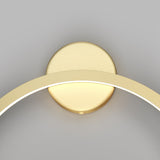 Elegant Brass Halo Wall Light - Modern Design by Maytoni
