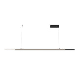 Sleek Black Halo Pendant Light by Maytoni