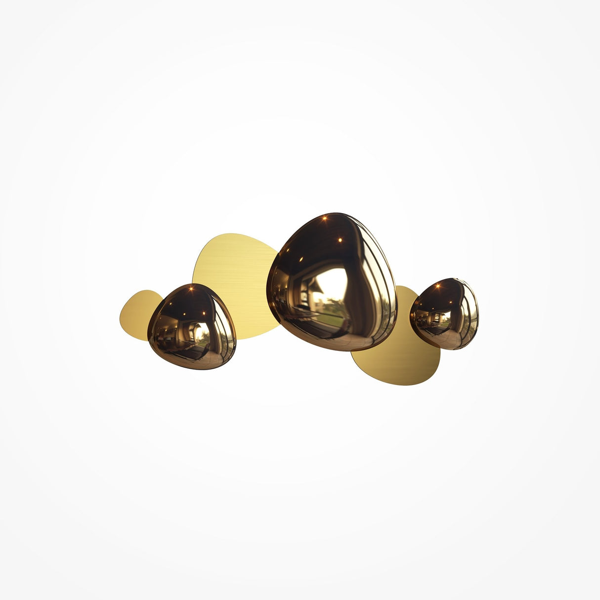 Contemporary Golden Jack-stone Wall Sconce