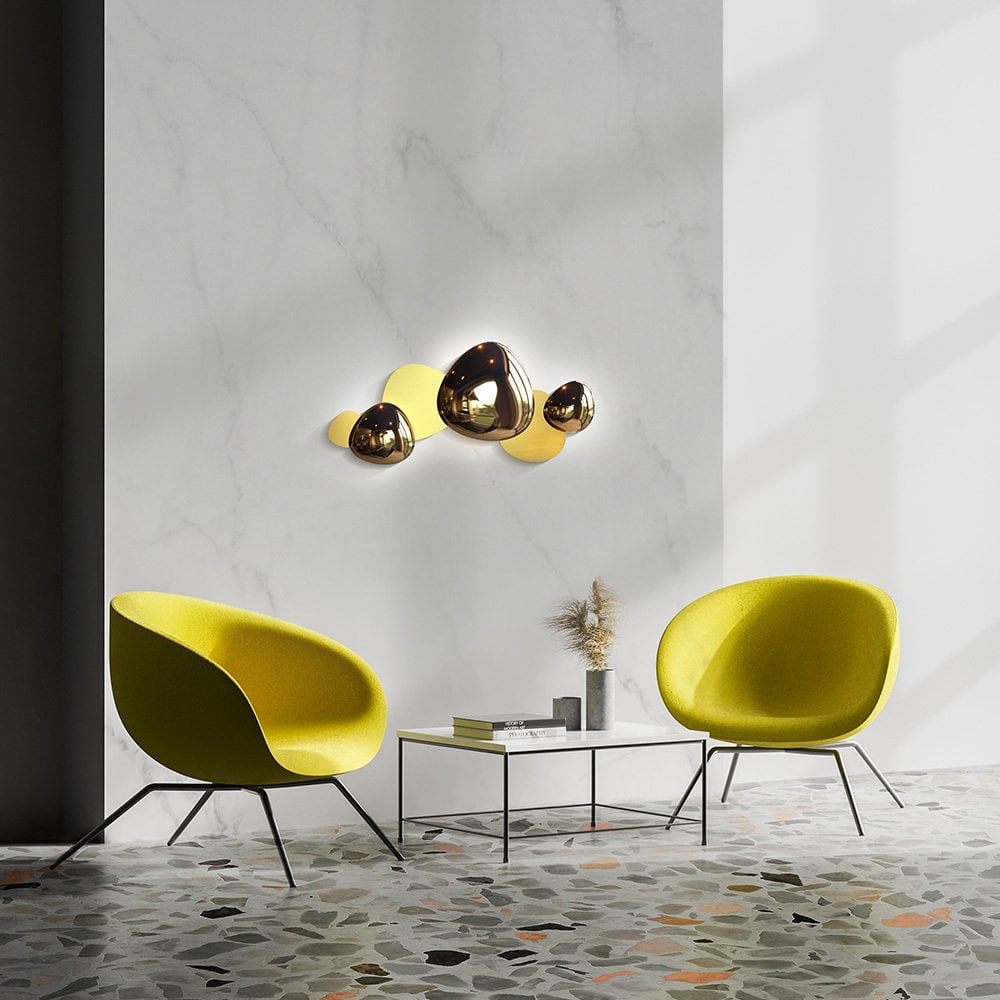 Contemporary Golden Jack-stone Wall Sconce