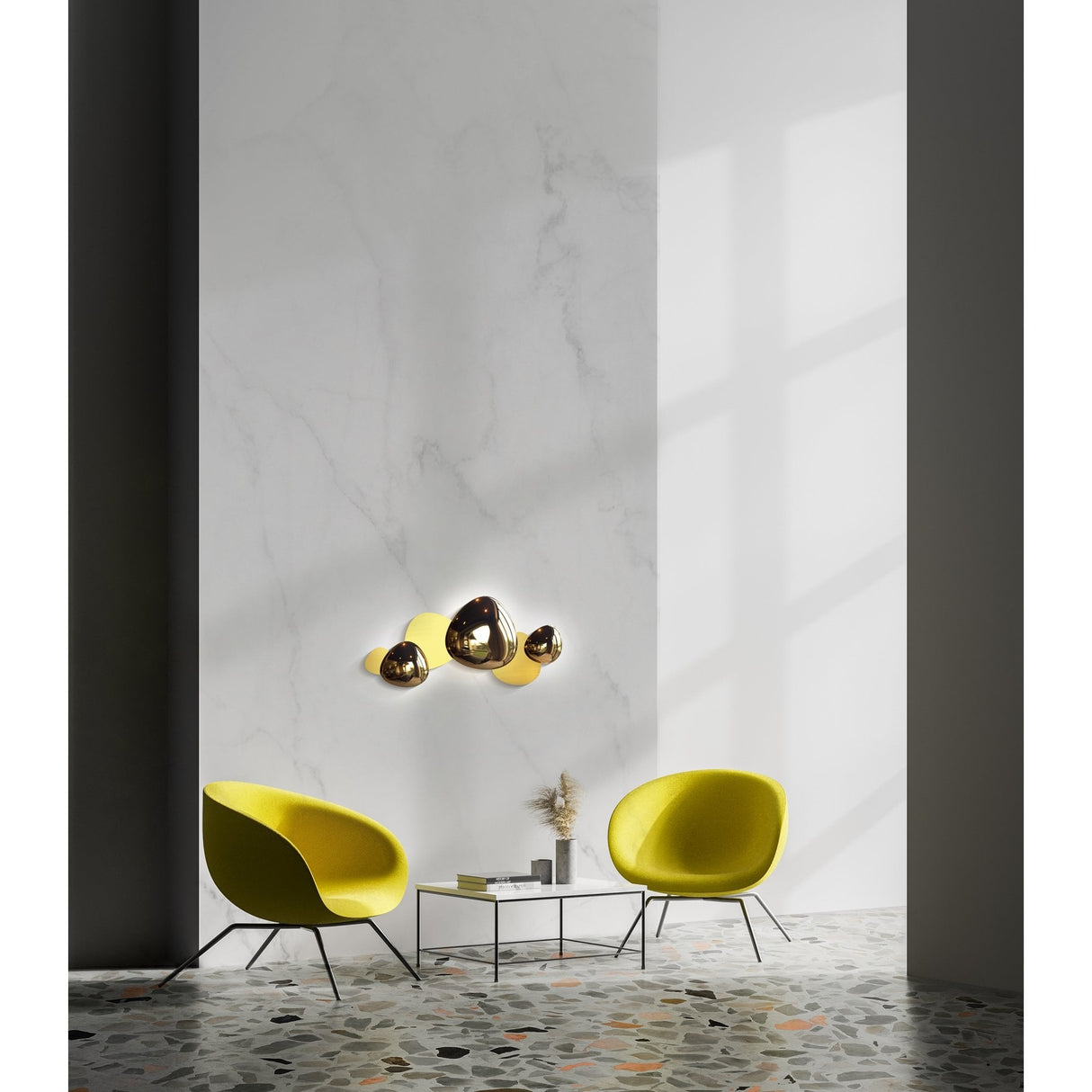 Contemporary Golden Jack-stone Wall Sconce