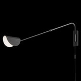 Sleek Black Mollis Wall Lamp - Contemporary Design