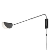 Sleek Black Mollis Wall Lamp - Contemporary Design