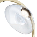 Elegant Brass Lunar Wall Lamp - Modern Aesthetic