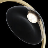 Elegant Brass Lunar Wall Lamp - Modern Aesthetic