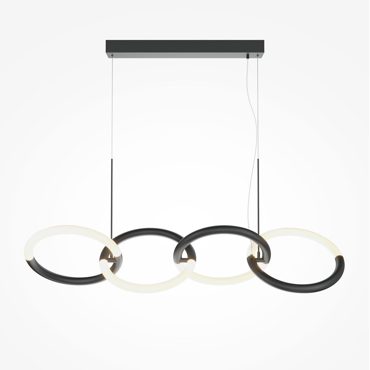 Sleek Black Node Pendant Light by Maytoni - Modern Elegance