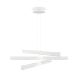 Contemporary White Origami Pendant Light