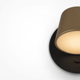 Black and Brass Contemporary Wall Lamp with Pixel Design