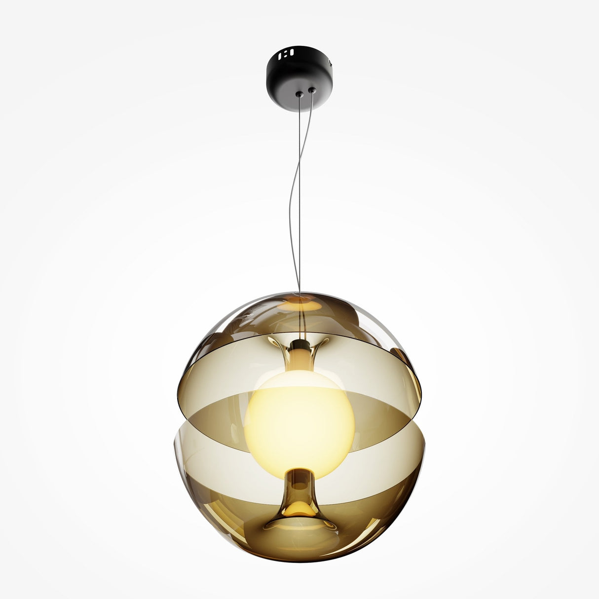 Contemporary Gold Sphere Pendant Light - Modern Rebel Collection