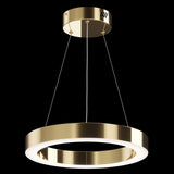 Contemporary Brass Saturno Pendant Light - Sleek Modern Design