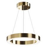 Contemporary Brass Saturno Pendant Light - Sleek Modern Design