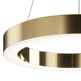 Contemporary Brass Saturno Pendant Light - Sleek Modern Design