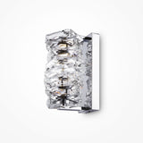 Sleek Chrome Glass Wall Lamp - Modern Coil by Maytoni
