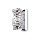 Sleek Chrome Glass Wall Lamp - Modern Coil by Maytoni
