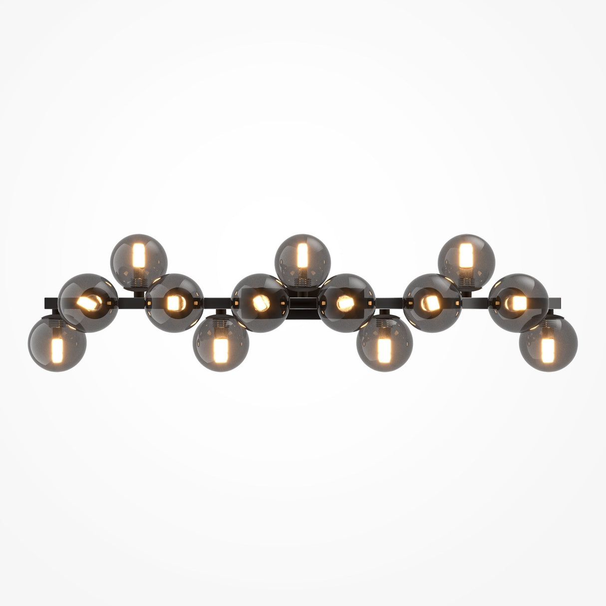 Sleek Black Modern Wall Lamp - Dallas Collection