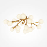 Dallas Gold Modern Ceiling Lamp - Sleek Elegance