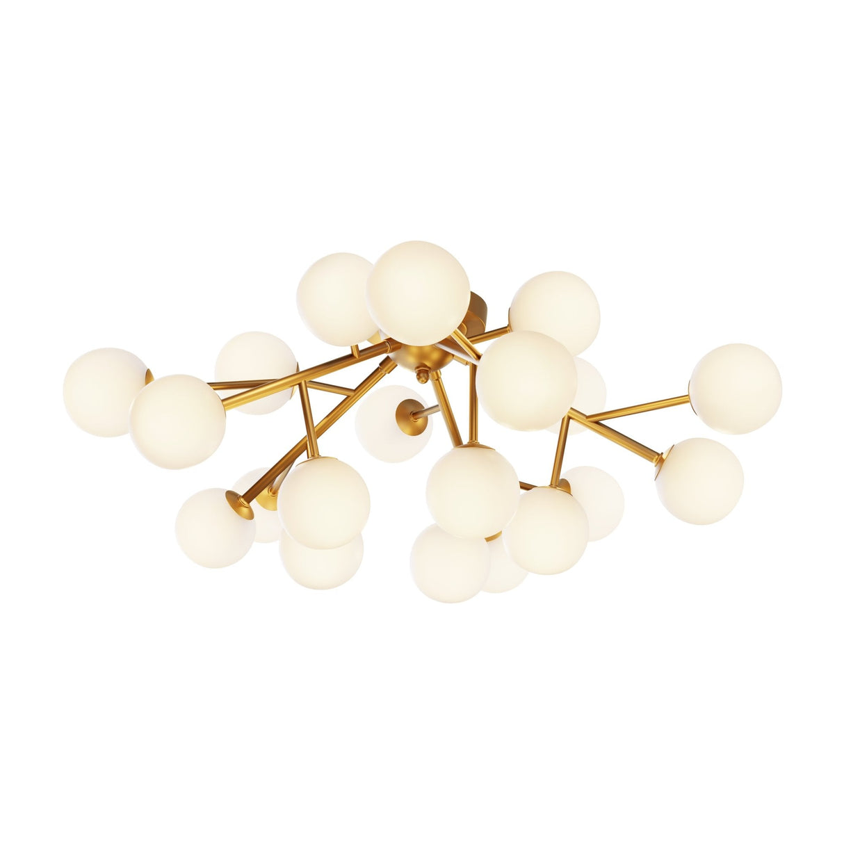 Dallas Gold Modern Ceiling Lamp - Sleek Elegance
