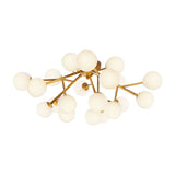 Dallas Gold Modern Ceiling Lamp - Sleek Elegance
