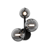 Sleek Black Dallas Contemporary Wall Lamp