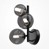 Sleek Black Dallas Contemporary Wall Lamp