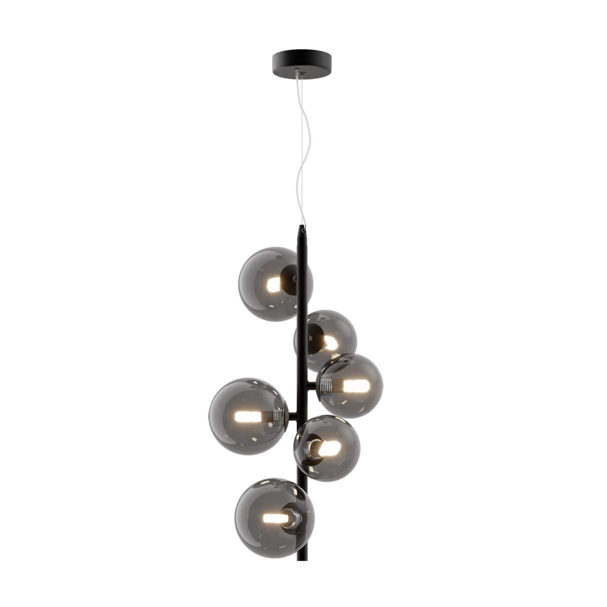 Sleek Black Maytoni Dallas Pendant Lamp - Modern Elegance