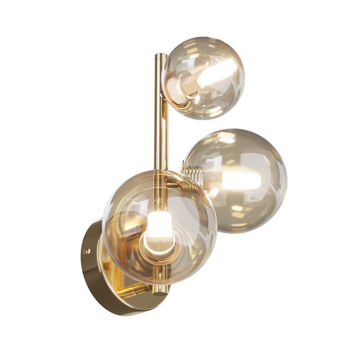 Dallas Spherical Wall Light - Gold