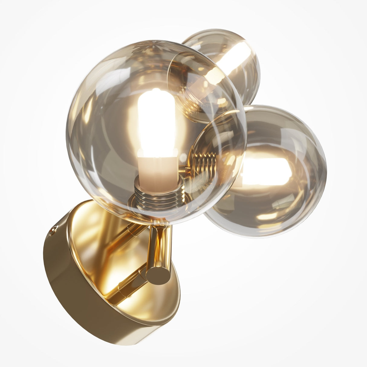 Dallas Spherical Wall Light - Gold