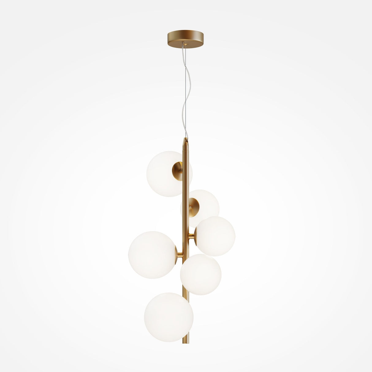 Contemporary Gold Sphere Pendant Light - Dallas Collection