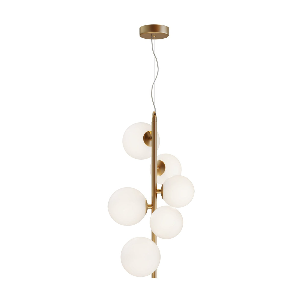 Contemporary Gold Sphere Pendant Light - Dallas Collection