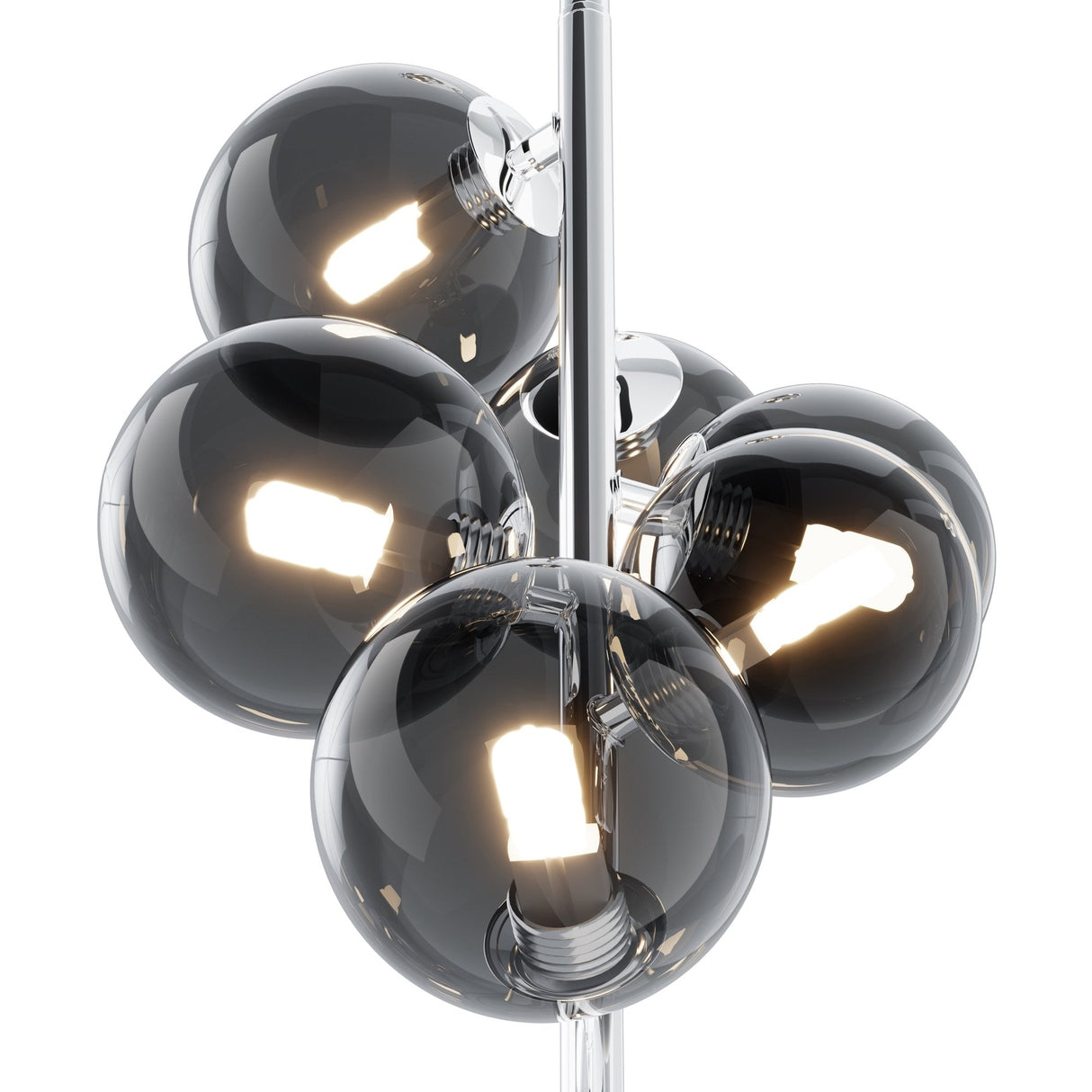 Chrome Sphere Pendant Lamp - Modern Dallas Collection by Maytoni