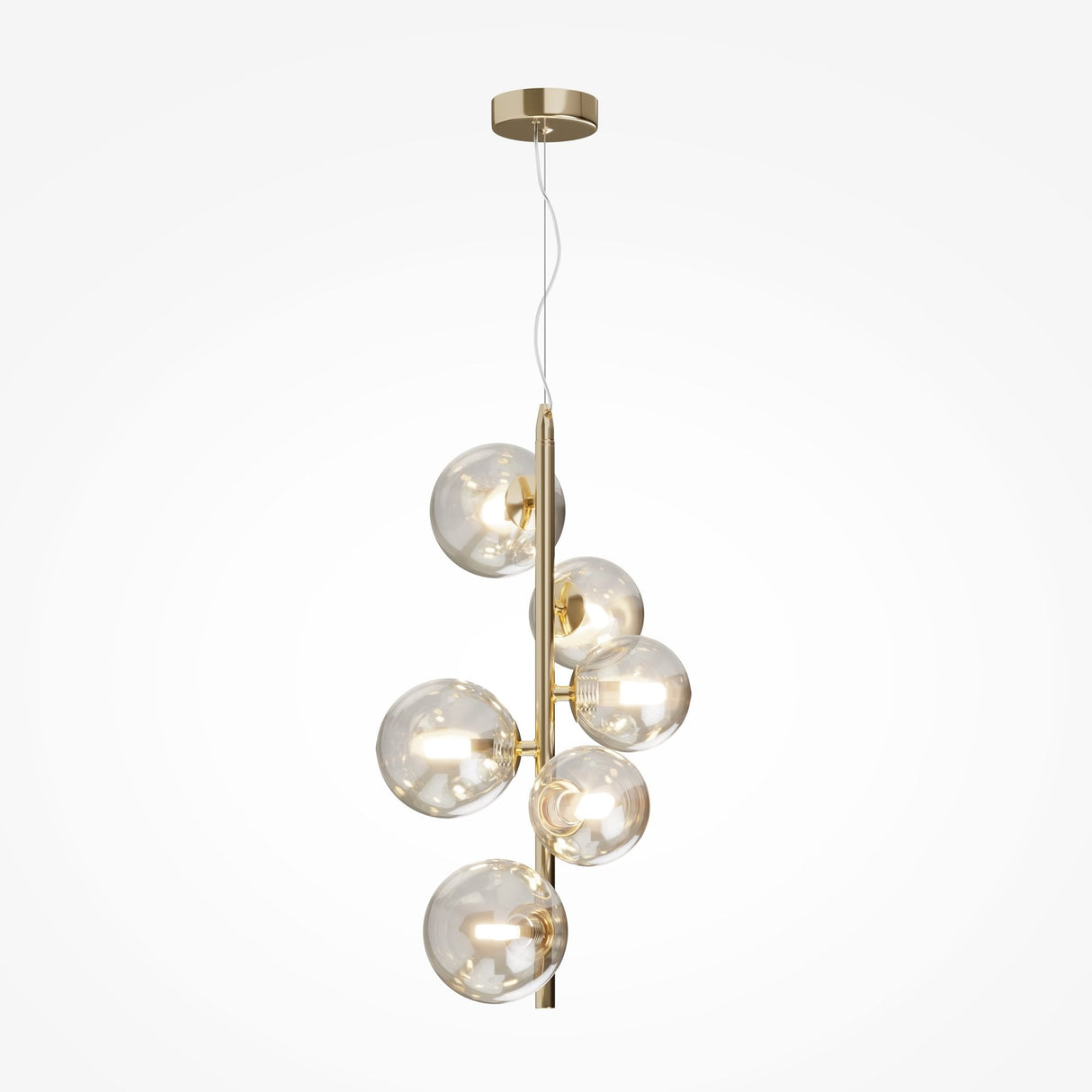 Golden Sphere Pendant Lamp - Dallas Collection by Maytoni