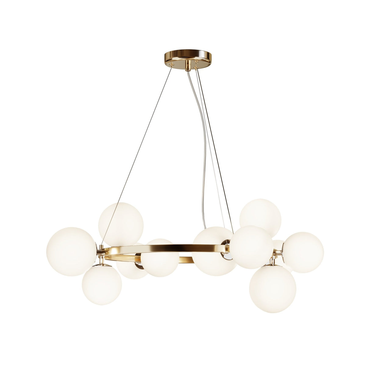Golden Dallas Modern Sphere Pendant Light