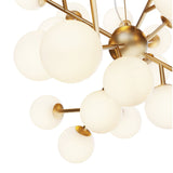 Sleek Gold Sphere Pendant Light - Modern Dallas by Maytoni