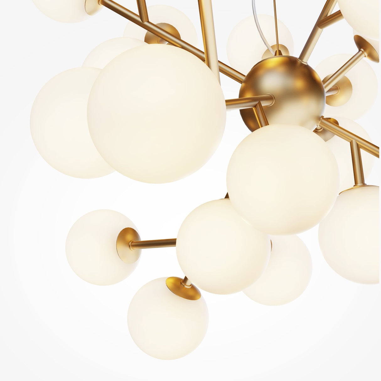 Sleek Gold Sphere Pendant Light - Modern Dallas by Maytoni
