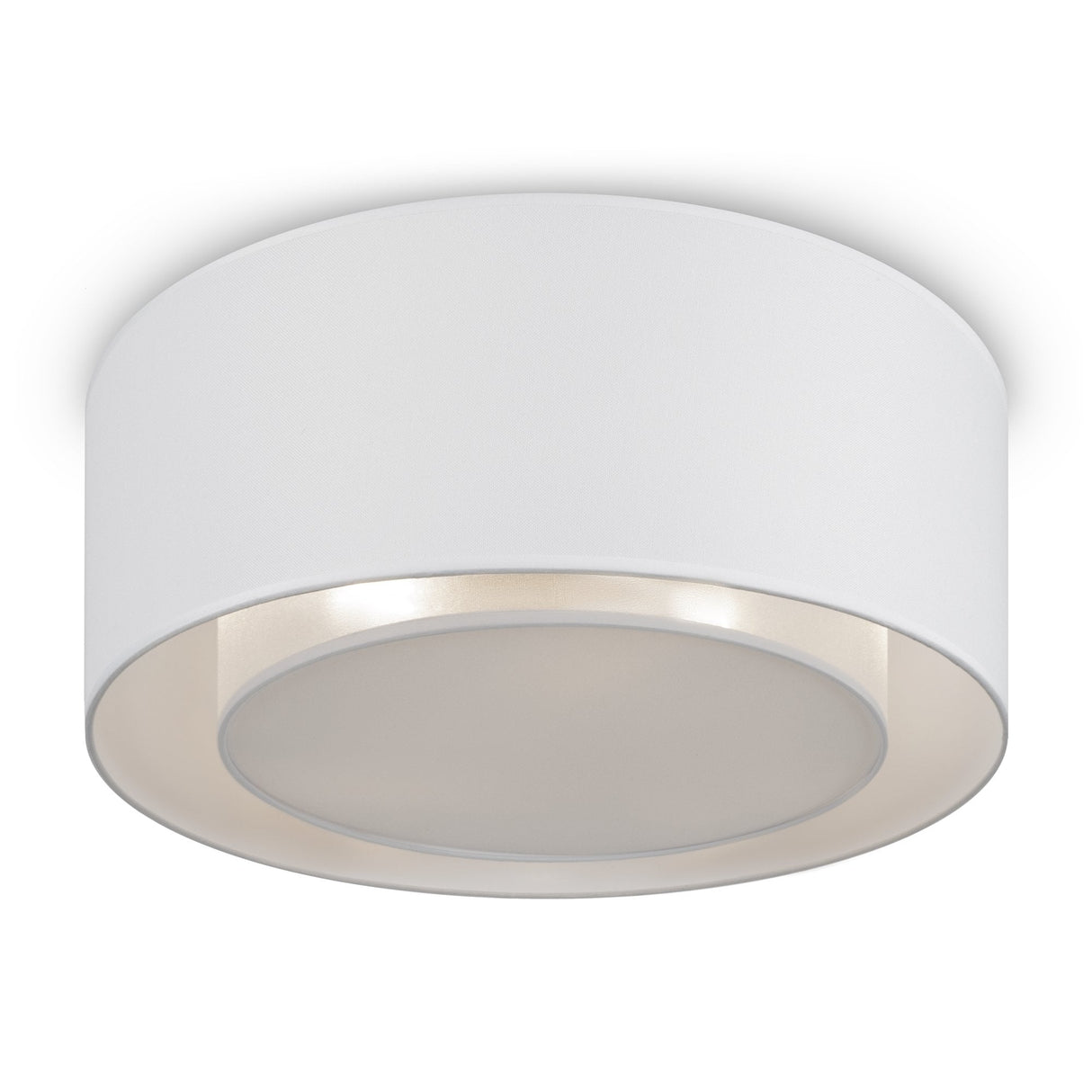 Sleek Bergamo Modern Ceiling Pendant - White