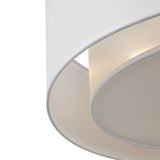 Sleek Bergamo Modern Ceiling Pendant - White