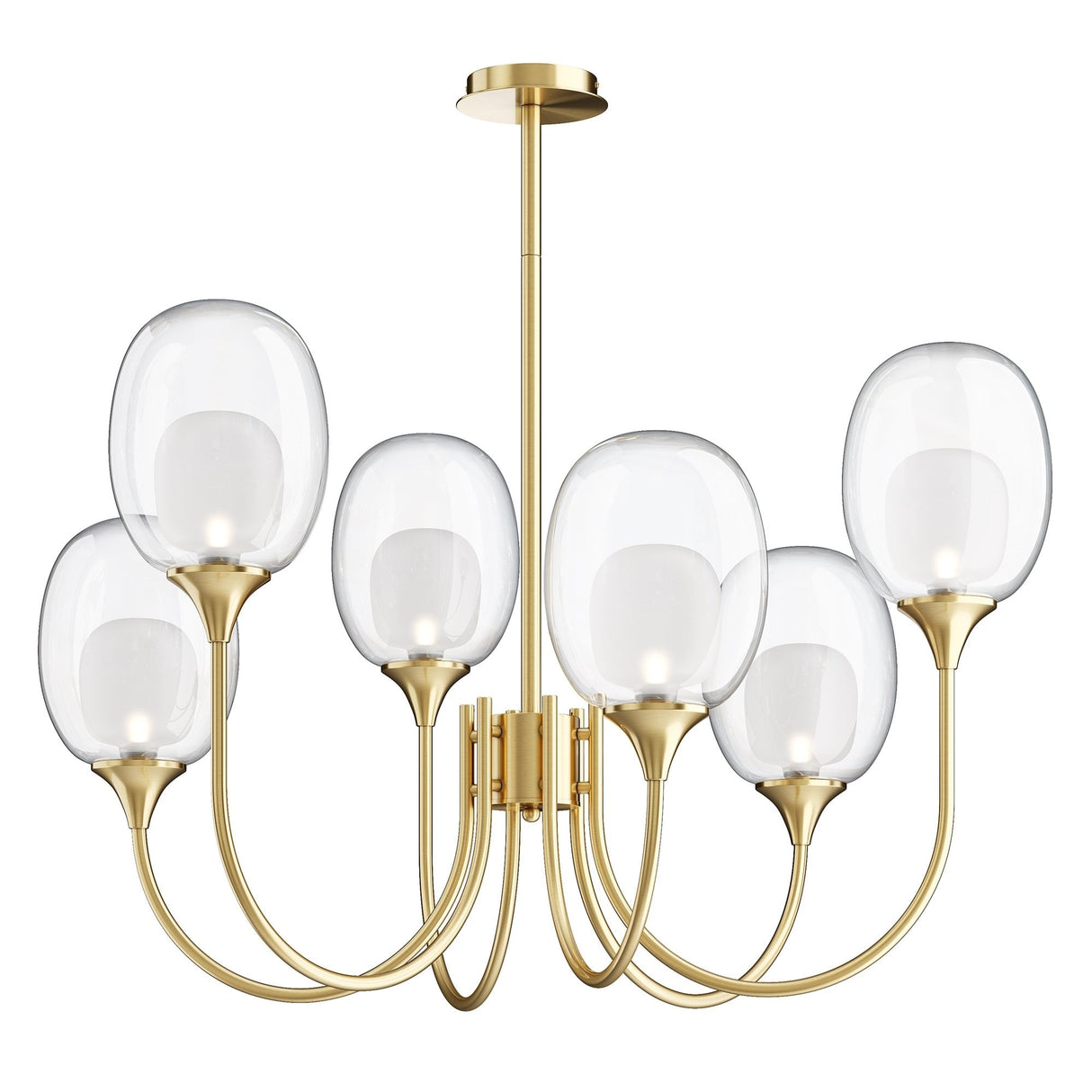 Brass Elegance Aura Pendant Light - Maytoni Modern Collection