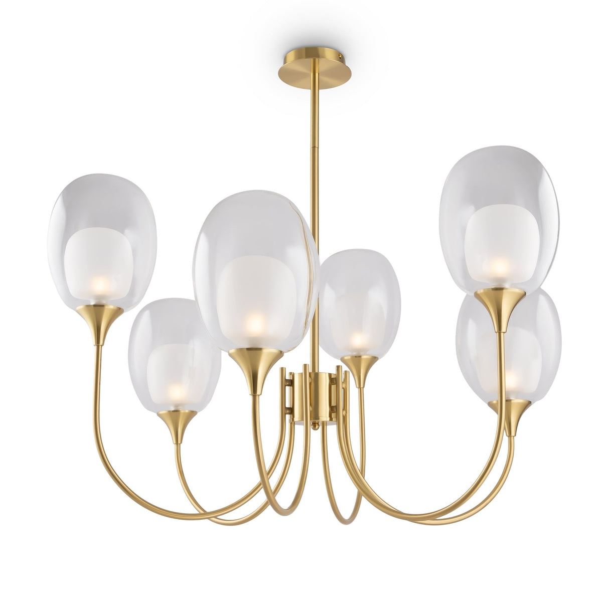 Brass Elegance Aura Pendant Light - Maytoni Modern Collection