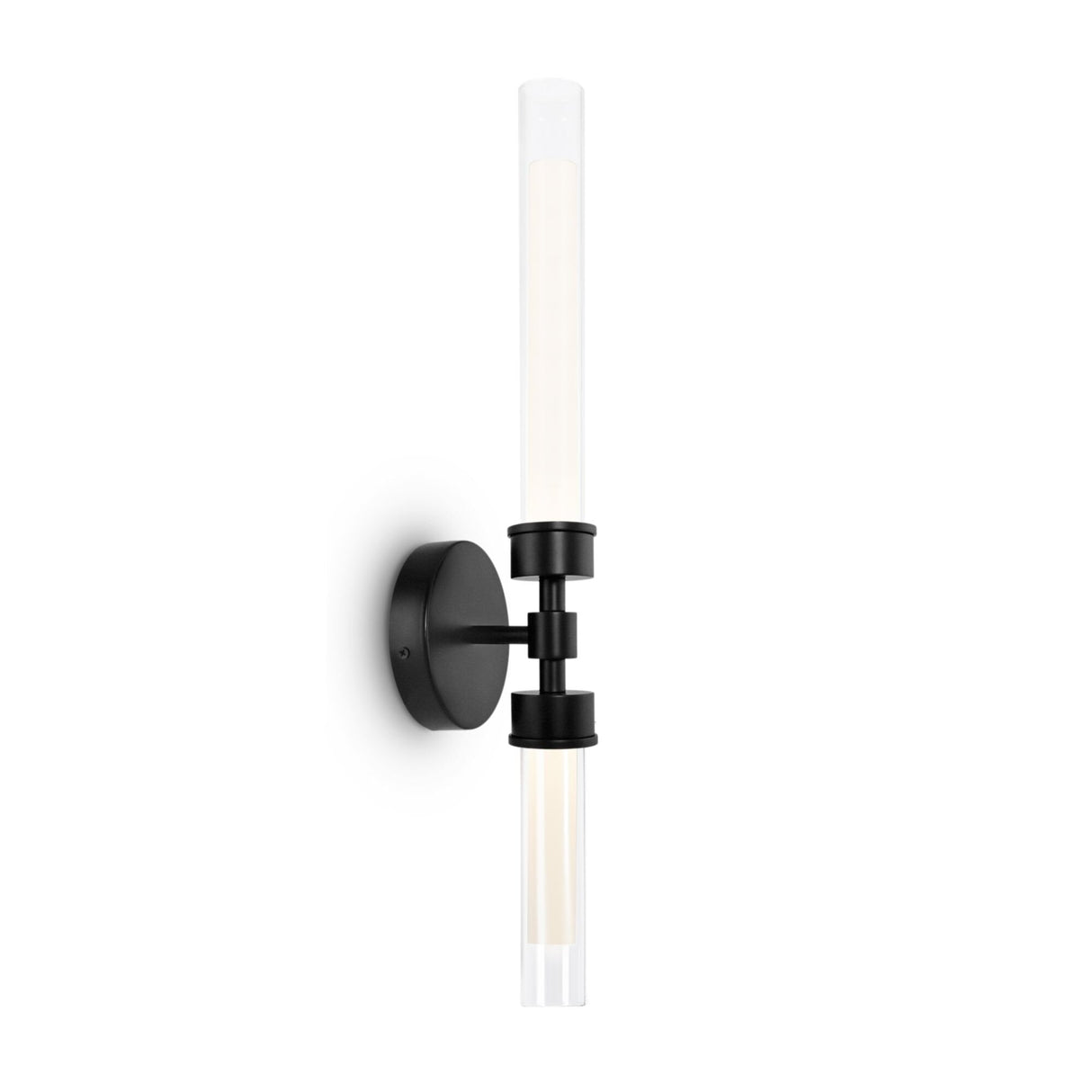 Sleek Black Stelo Modern Wall Lamp by Maytoni