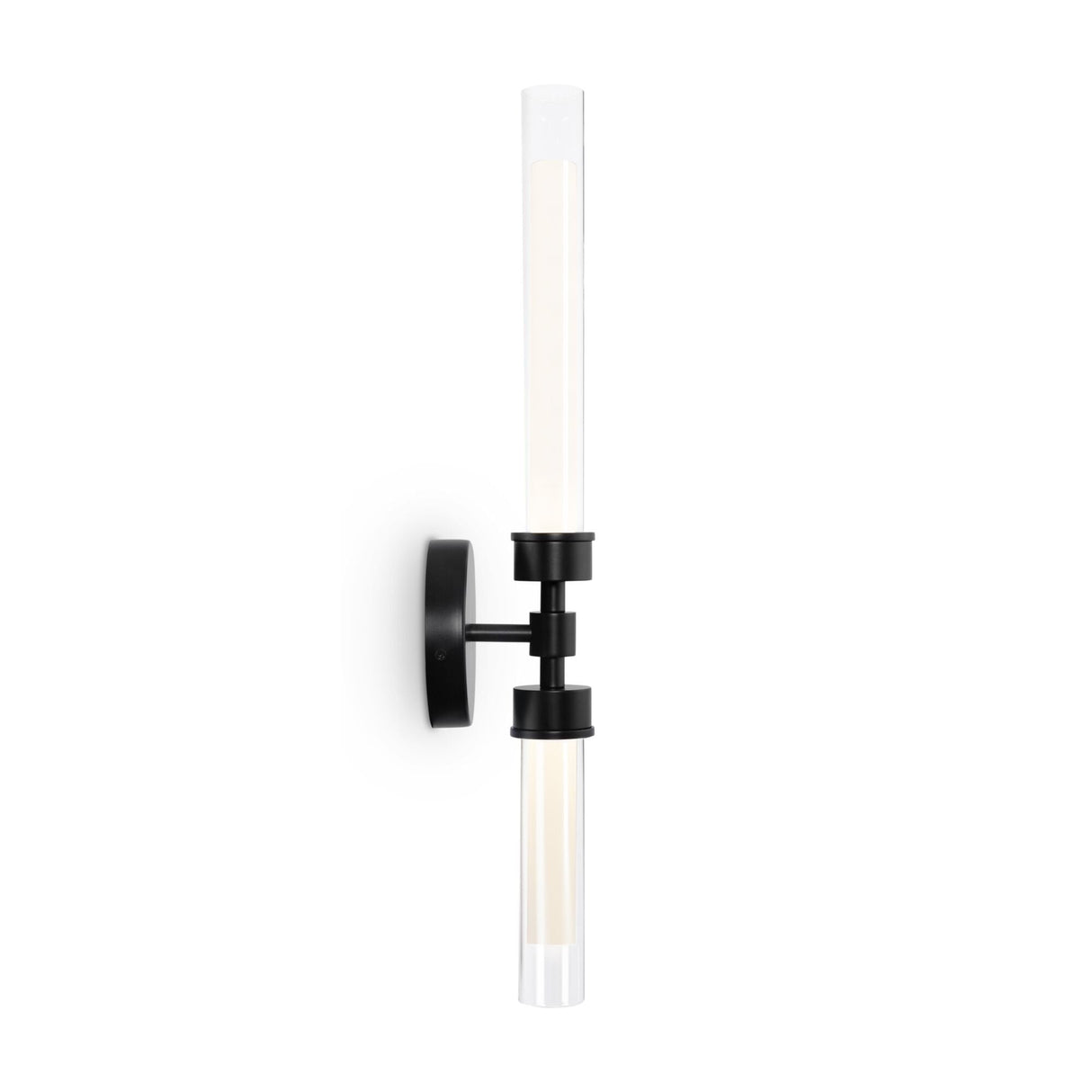 Sleek Black Stelo Modern Wall Lamp by Maytoni