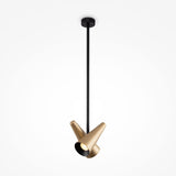 Elegant Brass Cone Pendant Light - Maytoni Giro Collection