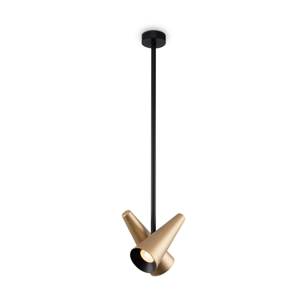 Elegant Brass Cone Pendant Light - Maytoni Giro Collection