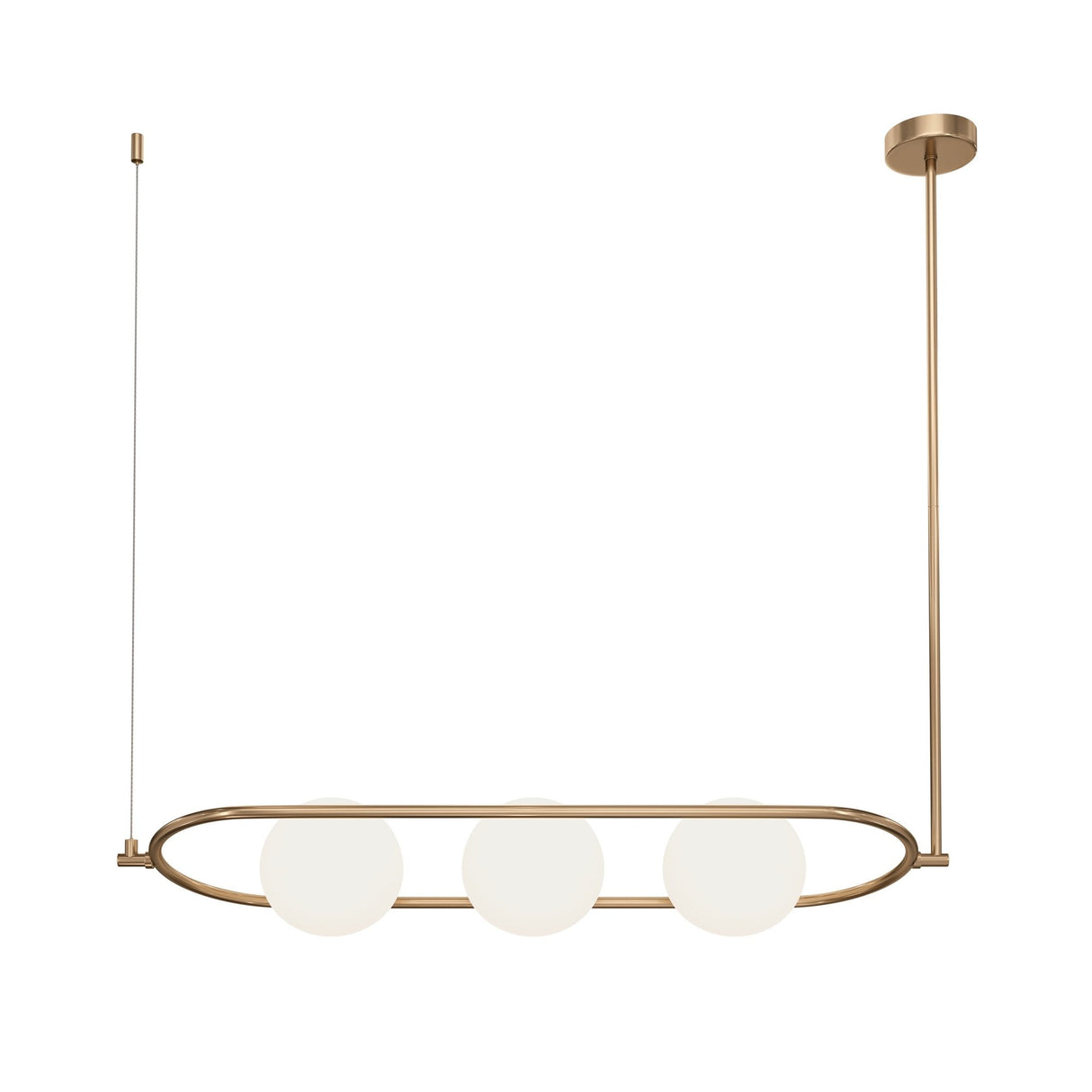 Elegant Erich Brass Pendant Light