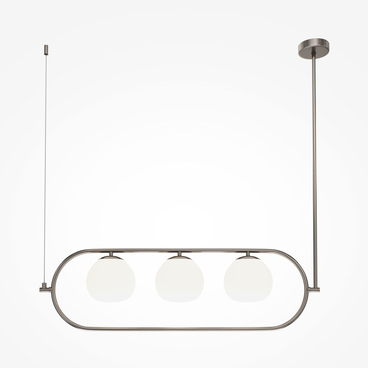 Contemporary Erich Pendant Light - Sleek Nickel Finish