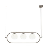 Contemporary Erich Pendant Light - Sleek Nickel Finish