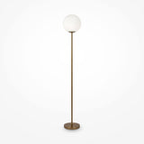 Contemporary Brass Ring Floor Lamp by Maytoni