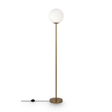 Contemporary Brass Ring Floor Lamp by Maytoni