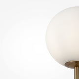 Contemporary Brass Ring Floor Lamp by Maytoni